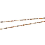 ボツワナアゲート 3mm 丸玉 ビーズ 連売り 約38cm 縞メノウ 瑪瑙 天然石 パワーストーン 連 石 丸 手芸 手作り 資材 ハンドメイド アクセ パーツ 3ミリ