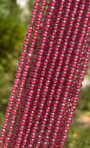 ガーネット Garnet 3mm 丸玉 丸ビーズ 天然石 ザクロ石 透明感