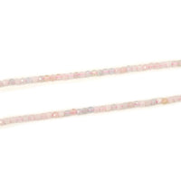 ミックスベリル 2mm 丸玉ファセット ビーズ 連売り 約38cm モルガナイト 緑柱石 天然石 パワーストーン 連 石 丸 手芸 手作り 資材 ハンドメイド アクセ パーツ 2ミリ