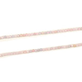 ミックスベリル 2mm 丸玉ファセット ビーズ 連売り 約38cm モルガナイト 緑柱石 天然石 パワーストーン 連 石 丸 手芸 手作り 資材 ハンドメイド アクセ パーツ 2ミリ