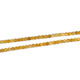 ゴールデンタイガーアイ 3mm 丸玉 ビーズ 連売り 約38cm 金虎眼石 鷹眼石 天然石 パワーストーン 連 石 丸 手芸 手作り 資材 ハンドメイド アクセ パーツ 3ミリ
