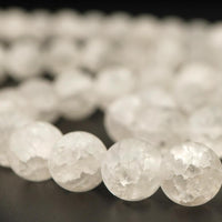 天然石クラック水晶丸玉12mmメイン画像