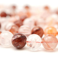 天然石赤マニカラン水晶丸玉10mmメイン画像